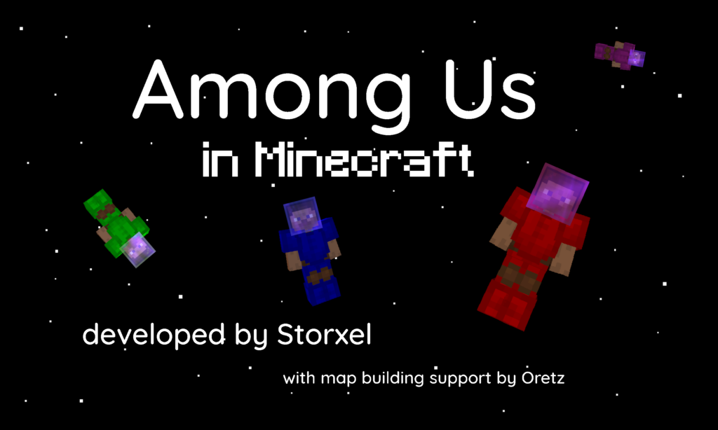 Among Us in Minecraft Poster; Link zum Beitrag